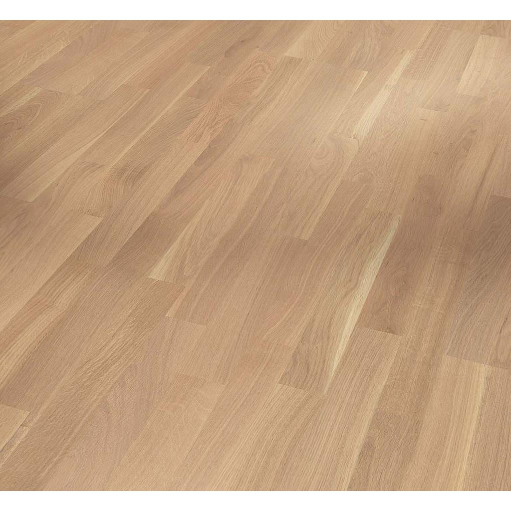 Parquet 3plis 3060 Living- chêne vernis mat BLANC 3-frises - 1080x185x13/3.6 mm - 1.998m2/cart.- 47.952m2/pal - 8kg/m2