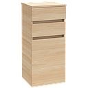 Armoire mi-haute LEGATO 40,0 x 87,0 x 35,0 cm armoire de tablette, 1 porte charnière à DROITE élément à 2 tiroirs, standard, (couleur à choix selon palette disponible, sauf couleur PD)