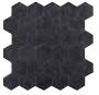 ARTILE esagona black gold 28x29 cm grès cérame, 0.487 m2 - 24.08 kg/m2 - R10 A