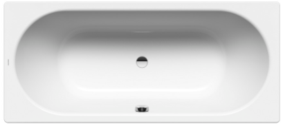 Baignoire Classic Duo 180 x 80 x 43 cm, acier isolation phonique, standard, blanc