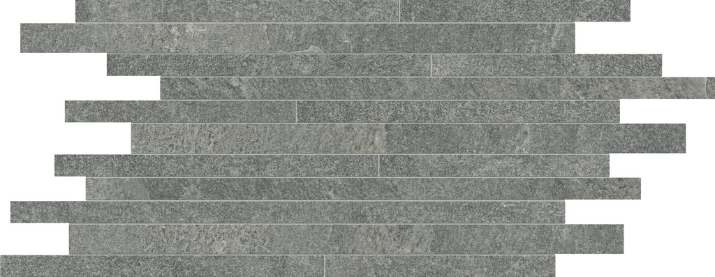 Arkiquartz Graphite Line Tessere Muretto 300x600x9 - nat mat, rectifié, R10 B - V3 - 0.72m2 - 4.00 kg/pce - 4 pces/box - 50.40 m2/palette