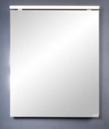 Armoire de toilette PRESTO 60 cm, L60xH74,4xP16,8 cm, 1 porte charnière gauche ou droite (à définir), avec prise double, LED 60 cm 4000K/11W/12V/828 LM, certifié IP44, côté visibles Modern