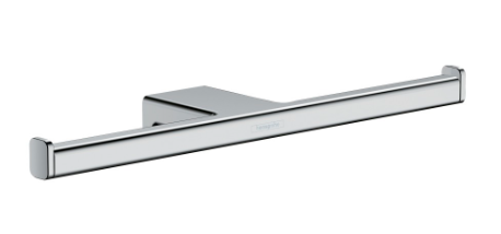 Porte-papier AddStoris double sans couvercle, chromé
