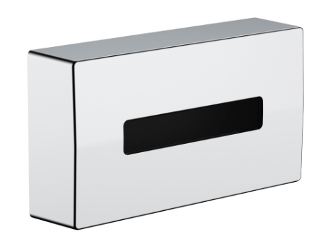 Distributeur tissu cosmétique AddStoris 26,5 x 14,5 x 6,2 cm montage mural, chromé