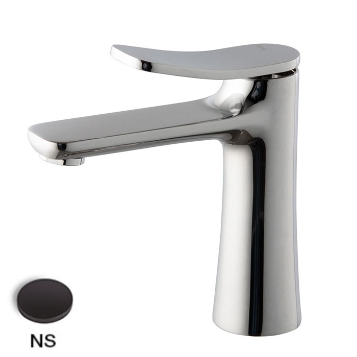 Mélangeur de lavabo FLO, S 120 mm - H111 mm jusqu'à l'aérateur sans vidage, débit 5l/min, NS Noir Mat
