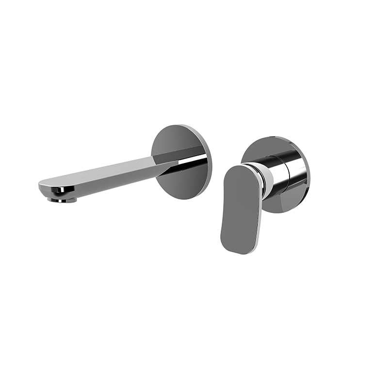Mélangeur de lavabo encastré FLO, S 155 mm écartement entre poignée et bec 120 mm, SANS corps encastrable, débit 5 l/min, CR Chromé