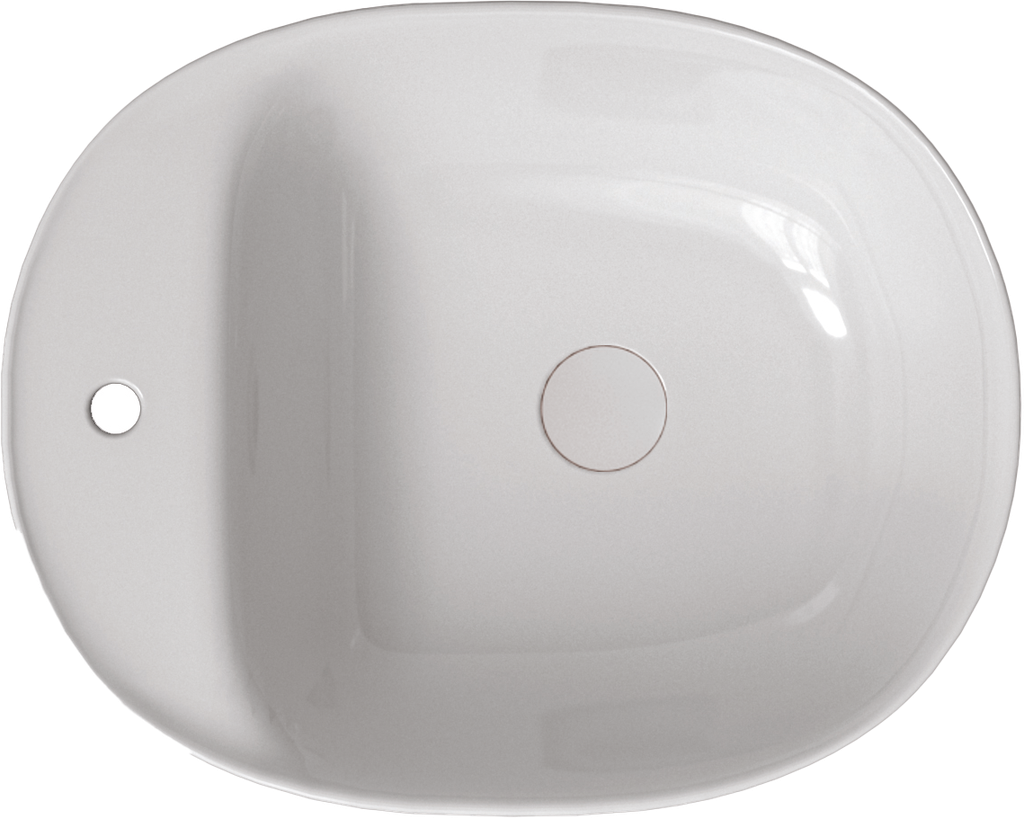 Lavabo à poser SKINNY dimension 50x40x15 cm DecorART finition marbre BLACK - G