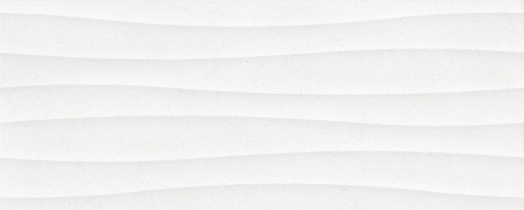 Faïence Appeal White Wind 3D 200x500x8.5 mm - structuré - rectifié - mat - 1.40 m2 - 13.41 kg/m2 - 67.20 m2/palette