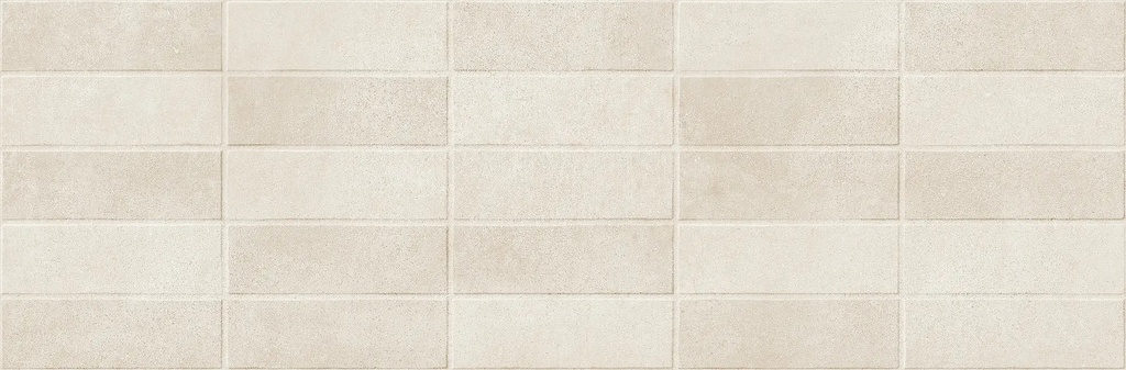 Faïence Appeal Sand Brick 3D 250x760x9.0 mm - structuré - rectifié - mat - 1.14 m2 - 14.28 kg/m2 - 61.56 m2/palette