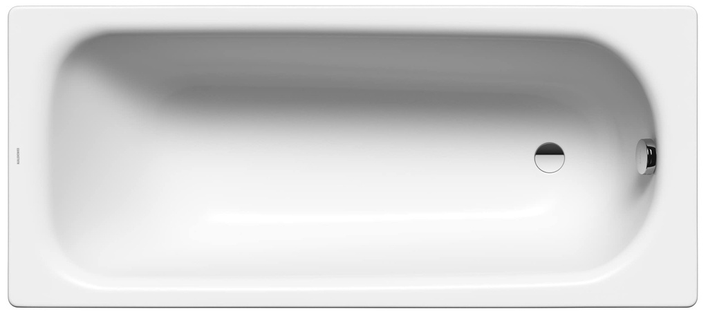 Baignoire 170 x 70 x 41 cm SANIFORM PLUS, acier isolation phonique, standard, blanc