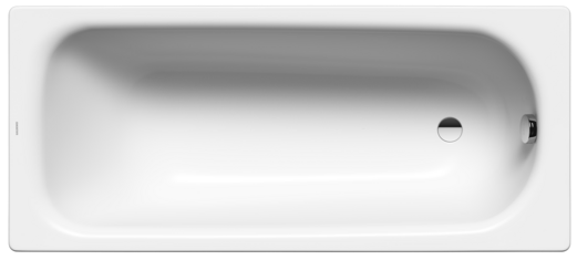 Baignoire 180 x 80 x 43 cm SANIFORM PLUS, acier isolation phonique, standard, blanc