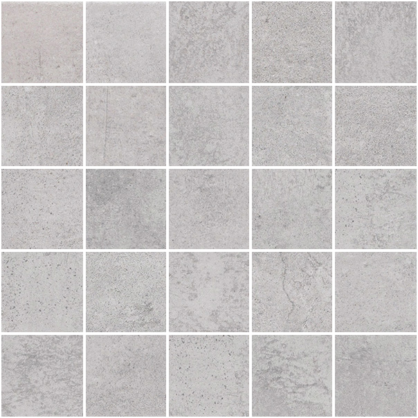 Evoque mosaico (6x6) perla 300x300x8.2 - R10 A - 1m2 - 16.20 kg/ m2 - 30.00 m2/palette