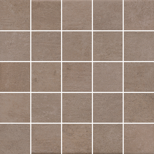 Evoque mosaico (6x6) tabacco 300x300x8.2 - R10 A - 1m2 - 16.20 kg/ m2 - 30.00 m2/palette