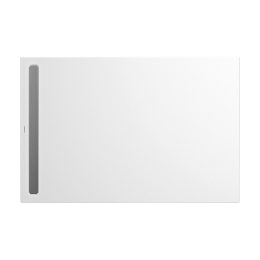 Plan de douche NEXSYS 90 x 140 x 2,6 cm, acier isolation phonique, sans cache design, standard, blanc