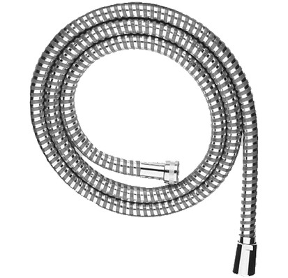 Tuyau de douche METAFLEX 160 cm, 1/2" x 1/2" synthétique résistant à la flexion, chromé