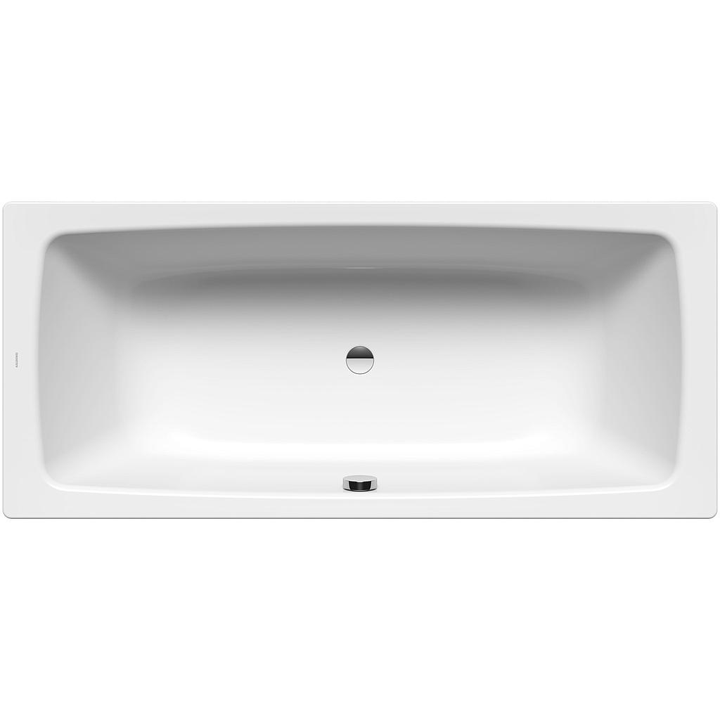 Baignoire 170 x 75 x 41 cm CAYONO DUO, acier isolation phonique, standard, blanc