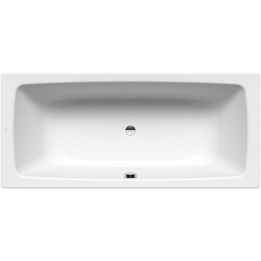 Baignoire 170 x 75 x 41 cm CAYONO DUO, acier isolation phonique, standard, blanc