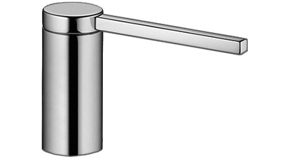 Distributeur de savon AVA modèle à encastrer, S 10 cm contenance 0,3 litre, chromeline