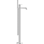Mélangeur de bain BEVO S 215 mm, goulot fixe H jusqu'à aérateur 790-886 mm avec colonne pour montage à pose libre, douche, tuyau de douche 150 cm, sans corps à encastrer Nr. 39.000.602.931, chromeline