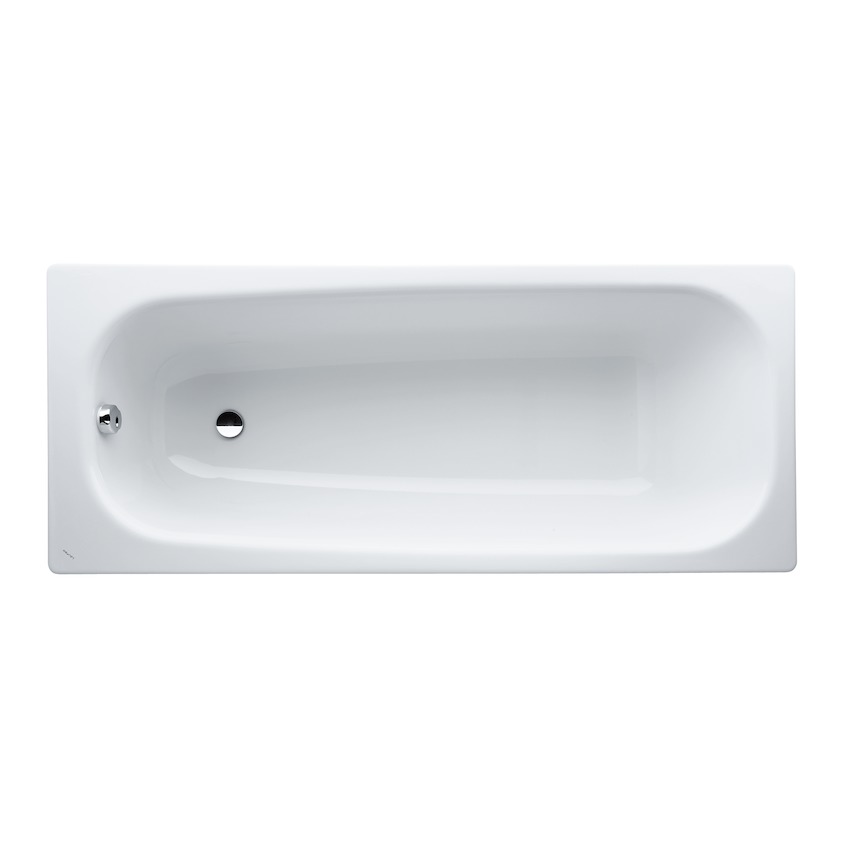 Baignoire MODERNA PLUS 170 x 70 x 39,5 cm, acier isolation phonique, standard, blanc