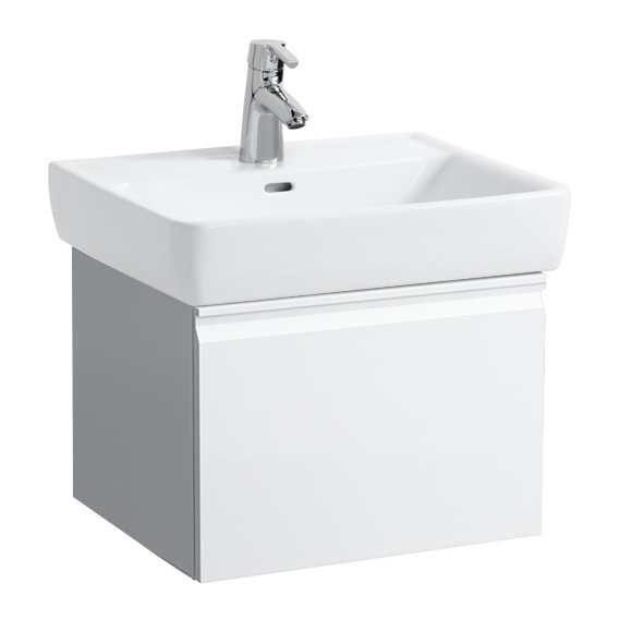 Élément inférieur LAUFEN PRO 52,0 x 39,0 x 45,0 cm élément à 1 tiroir pour lavabo 60 cm H8189520001041, blanc mat