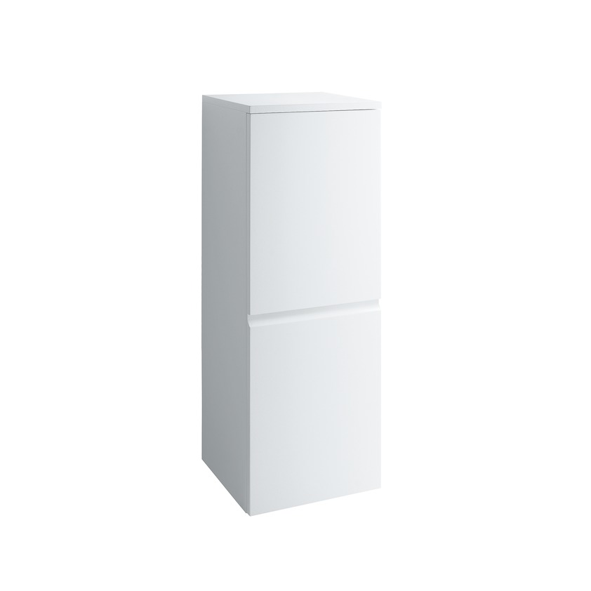 Armoire haute LAUFEN PRO S 35,0 x 100,6 x 33,5 cm 1 porte, 2 tablettes en verre charnière à droite, blanc