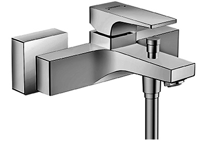Mélangeur de bain METROPOL, E 138-162 mm, raccords S 1/2" sans flexible et douchette à main, groupe acoustique I, chromé