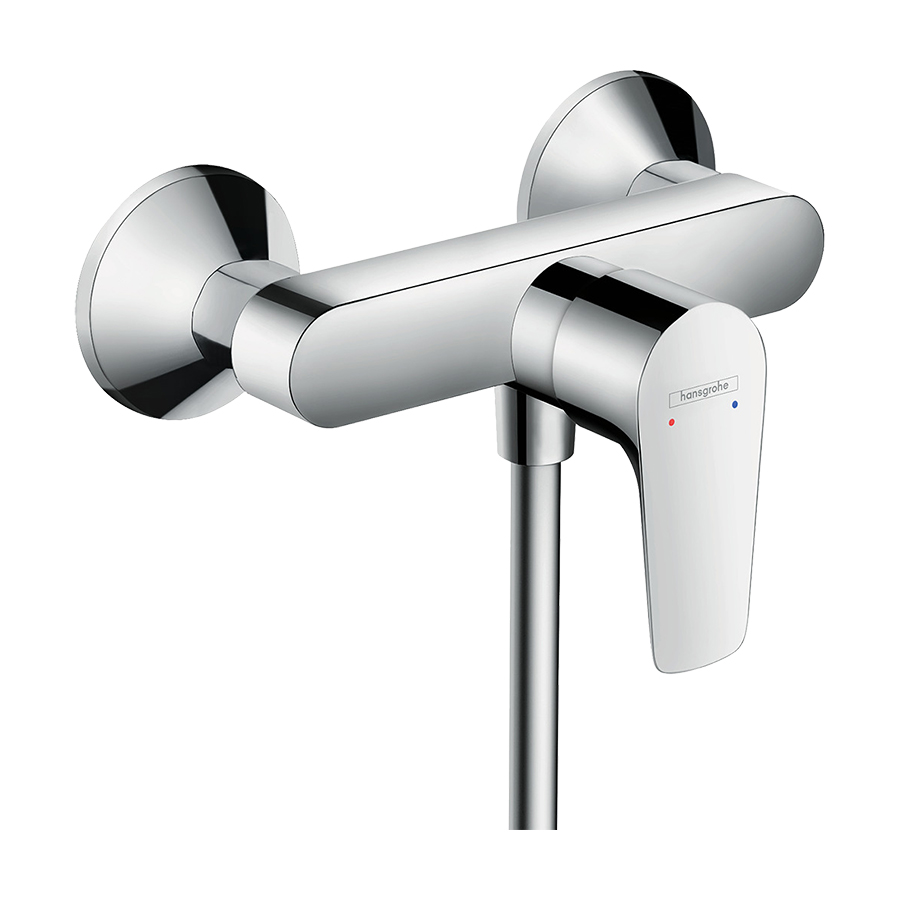 Mélangeur de douche TALIS E E 153 mm, sans raccords, 3/4" débit 22 l/min sans garniture de douche groupe acoustique I, classe énergétique A, chromé