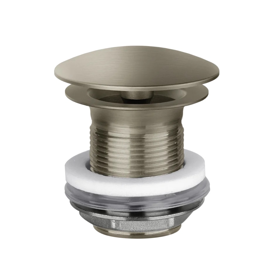 Vidage Diam. 63 mm, capuchon 72 mm, EMPORIO, G 1-1/4", H 60 mm, toujours ouvert, sans trop-plein, 149 Finox