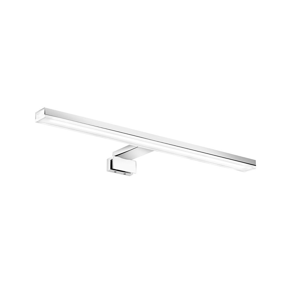 Applique pour miroir, LED L49.4xH2.9xP11.2 cm, surface chromé, IP 44, 1x6W, 4000°K