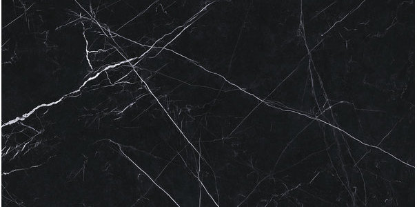 Marmi Classici Nero Marquina 600x1200x8 ret poli brillant - 1.44 m2 - 18 Kg/ m2 - V2 - 31.68 m2/palette