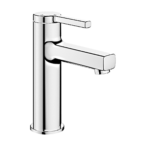 [1621C1286] Mélangeur de lavabo AVA 2.0 eau froide par position du levier au milieu, S 105 mm goulot fixe, vidage Push Open, chromeline