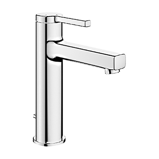 [1621C1290] Mélangeur de lavabo AVA 2.0 eau froide par position du levier au milieu, S 125 mm goulot fixe, vidage excentrique, chromeline