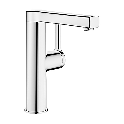 [1621C1301] Mélangeur de lavabo AVA 2.0 S 150 mm, goulot mobile levier possible uniquement sur la droite, vidage Push Open, chromeline
