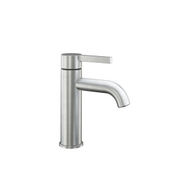 [1621S0883] Mélangeur de lavabo BEVO S 115 mm, goulot fixe sans vidage, tuyaux de raccordement flexibles 3/8" groupe acoustique NT, acier inoxydable brossé
