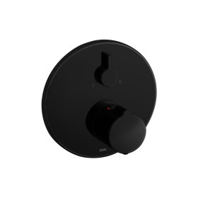 [1621S0900] Mélangeur bain KWC THERM UP (BEVO) set de montage final, inverseur, plaque de recouvrement D 17 cm, sans corps à encastrer Nr. 39.999.900.931 / 39.999.910.931, noir mat