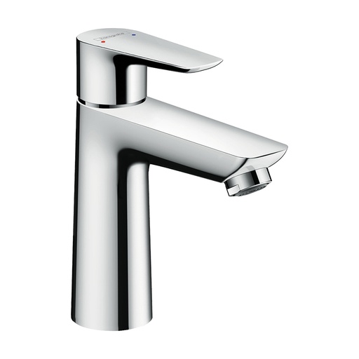 [1621C1742] Mélangeur de lavabo TALIS E 110, S 112 mm, goulot fixe débit 5 l/min, sans vidage, groupe acoustique I, classe énergétique A, chromé