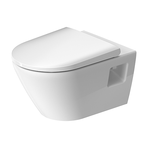 [1626M0001] Cuvette murale D-NEO UP 54 x 37 cm, céramique, rimless pour chasse d'eau à encastrer, ATTACHEMENT VISIBLE, standard, blanc