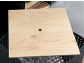 [1616C3987] Couvercle pour élément sur roulettes 458 x 20 x 458 mm, pour chariot buanderie, finition couvercle : chêne nordique naturel