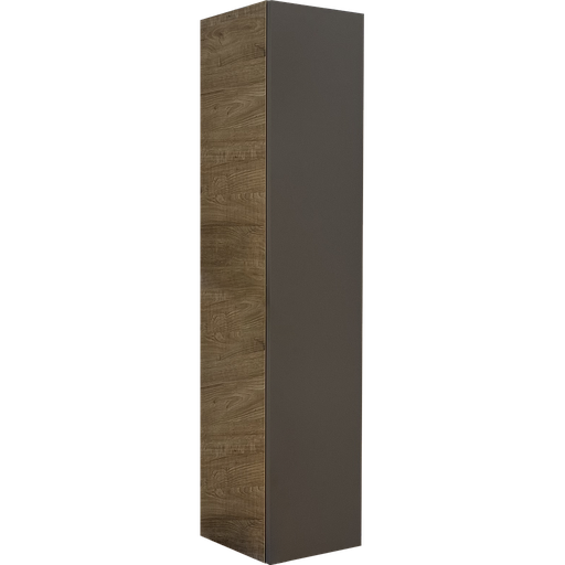 [1616C4046] Colonne 1 porte, System M, à suspendre, L35 x H160 x P36.5 cm, ouverture avec poignée ou tip-on, 4 étagères intérieures , laqué mat (couleur à définir)