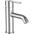 [1621C1483] Mélangeur de lavabo LUA S 115 mm, goulot fixe Eco+, eau froide par position du levier au milieu sans vidage excentrique, Chromeline