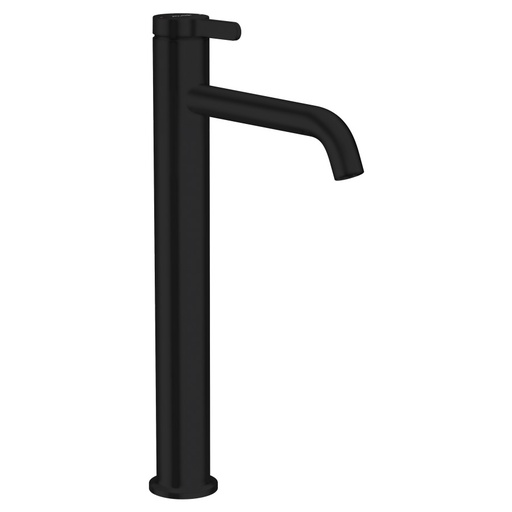 [1621C1646] Mélangeur de lavabo One 260 S 180 mm, goulot fixe avec poignée à levier vidage non verouillable débit 4,8 l/min groupe acoustique I, Noir mat