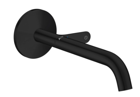 [1621C1660] set de montage final S 220 mm, goulot fixe vidage non verouillable débit 5 l/min, sans corps à encastrer 757 523 groupe acoustique I, Noir mat