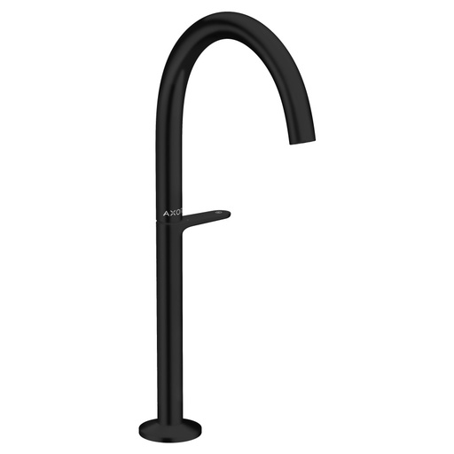 [1621C1663] Mélangeur de lavabo ONE SELECT 260, S 165 mm, goulot fixe CoolStart - eau froide par position de levier au milieu avec vidage Push-Open débit 5 l/min groupe acoustique I , Noir mat