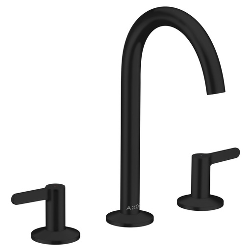 [1690C1276] Mélangeur de lavabo 3-trou ONE 170, S 140 mm, goulot orientable, avec vidage Push-Open, débit 4,8 l/min groupe acoustique I, Noir mat