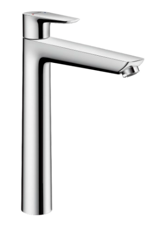 [1621C1745] Mélangeur de lavabo TALIS E 240, S 183 mm, H 292 mm goulot fixe, débit 5 l/min sans vidage, groupe acoustique I, classe énergétique A, chromé