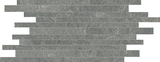 [1217H0610] Arkiquartz Graphite Line Tessere Muretto 300x600x9 - nat mat, rectifié, R10 B - V3 - 0.72m2 - 4.00 kg/pce - 4 pces/box - 50.40 m2/palette