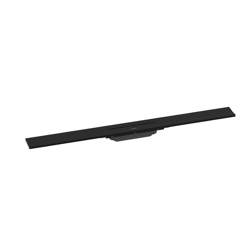 [1620C1777] Rigole de douche RAINDRAIN FLEX 80 cm, recouvrement design insert amovible raccourcissable pour montage mural, sans corps à encastrer 01000180/01001180/01002180, noir mat