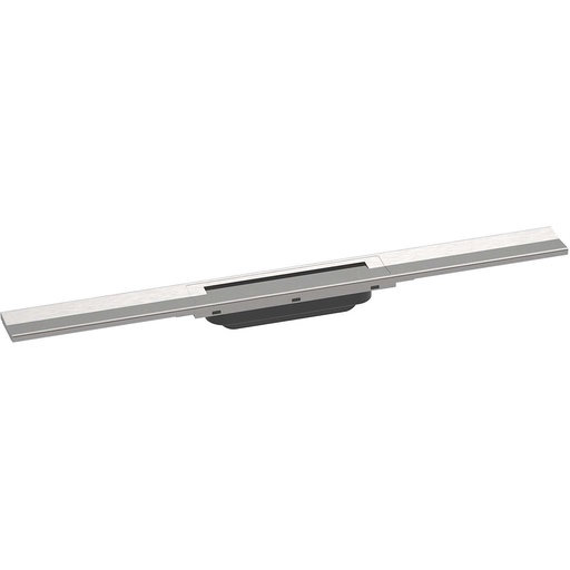 [1620C1877] Rigole de douche RAINDRAIN FLEX 80 cm, recouvrement design insert amovible raccourcissable pour montage libre, sans corps à encastrer 01000180/01001180/01002180, acier inoxydable brossé