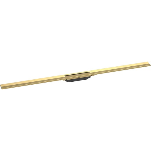 [1620C1878] Rigole de douche RAINDRAIN FLEX 80 cm, recouvrement design insert amovible raccourcissable pour montage libre, sans corps à encastrer 01000180/01001180/01002180, optique de l'or